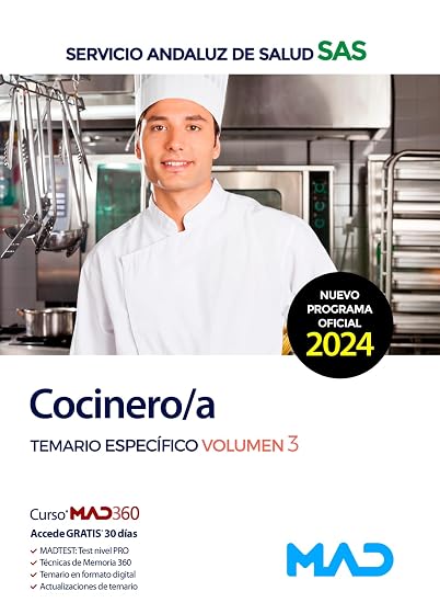 Cocinero/a del Servicio Andaluz de Salud . Temario Específic o V