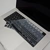 McStorey MacBook Türkçe Q Klavye Koruyucu M1-M5 | A2681 A3113 A3240 A3449 A2442 A3426 A3434 A2485 A3429 | Air 13.6-15.3 Pro 14-16 Neo 13 | Silikon Keyboard Cover Touch ID Siyah Gri
