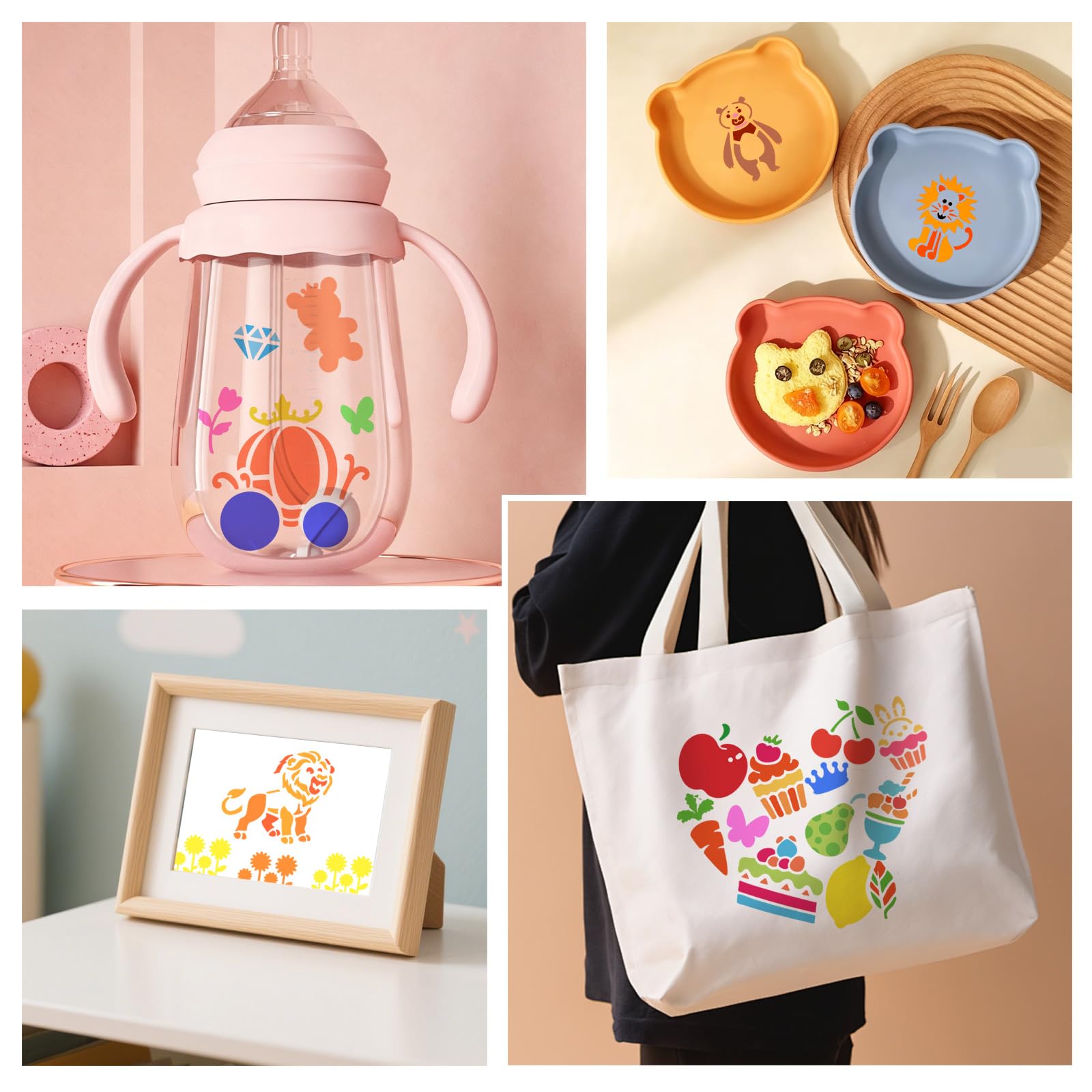 Kids Drawing Stencils - 32 Piece Set -7