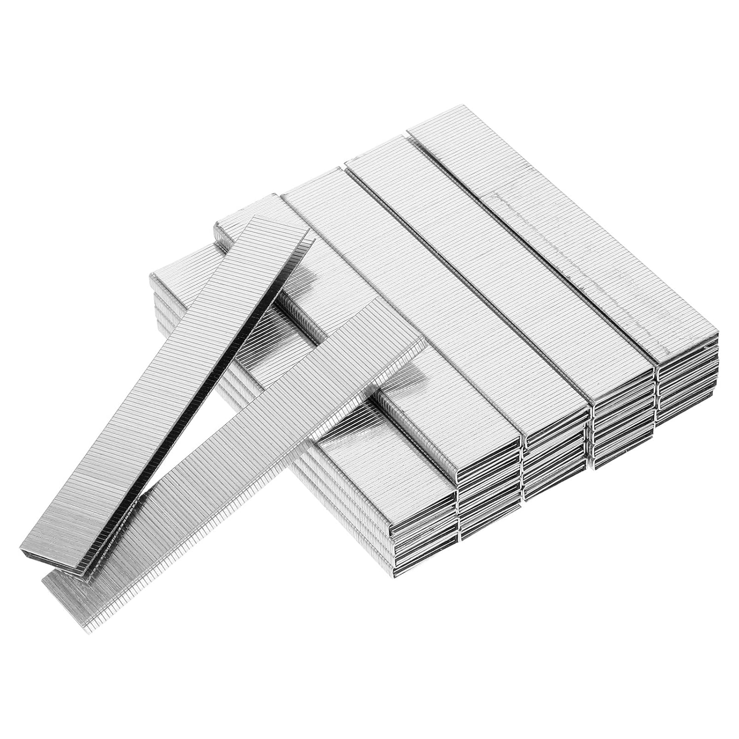 Heavy Duty U-Shaped Metal Staples for Nail Gun Small Long Staples for Wood Furniture Carpentry DIY 5000 Pieces Box Replacement for Hardware Cloth