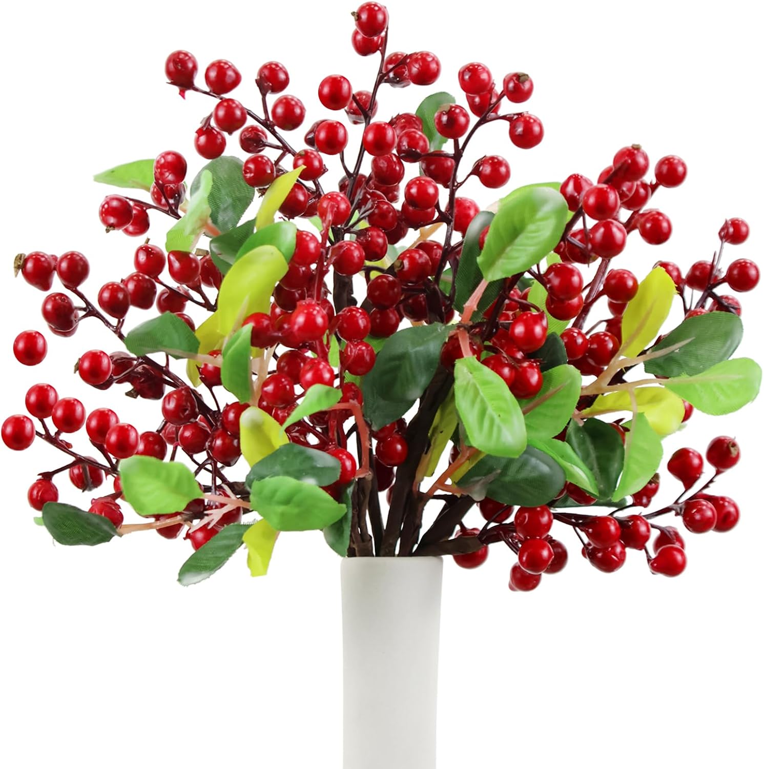 Artificial Blueberries Stems,3pcs Fake Berries Fruit Decor Plastic Artificial Fruit Fake Blueberries for Bouquet Home Kitchen Party Wedding Hotel Decorations(Blue Berries)