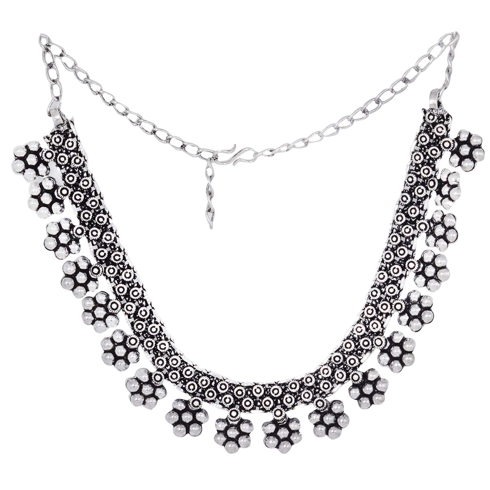 See full amazon price history chart for TEEJH Praanvi Silver Oxidised Choker Necklace For Women TEEJH Praanvi Silver Oxidised Choker Necklace For Women (B08YNHPQ4M) Amazon Price History, Amazon Price Tracker
