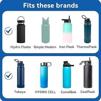 Flip Lid Replacement for Hydro Flask 12 16 18 20 32 40 64 oz Wide Mouth