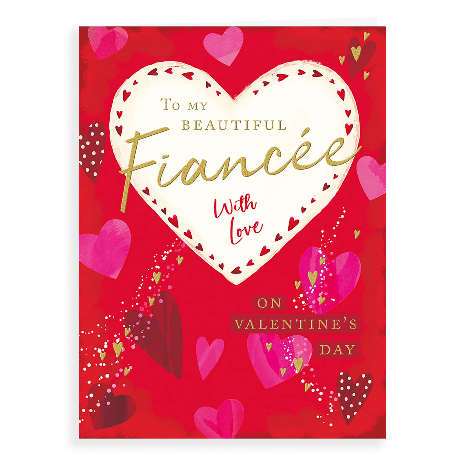 Valentines Day Card Fiancee - 12 x 9 inches - Regal Publishing,C88302
