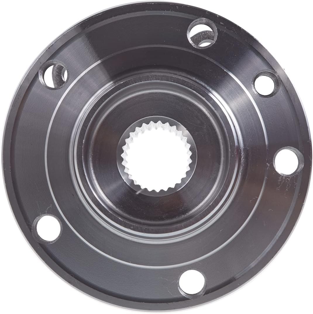 AUQDD 513348 Front Wheel Hub and Bearing Assembly Compatible With 2015-2017 Chry-sler 200/2013 2014 2015 2016 Do-dge Dart # HA590473 68137552AA