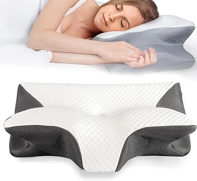 Orthosleep Almohada Cervical, Neck-Elevation Designtm, Pillows for Neck Pain Relief, Neck Support Pillows for Sleeping, Breathable and Not Stuffy, Improve Sleep