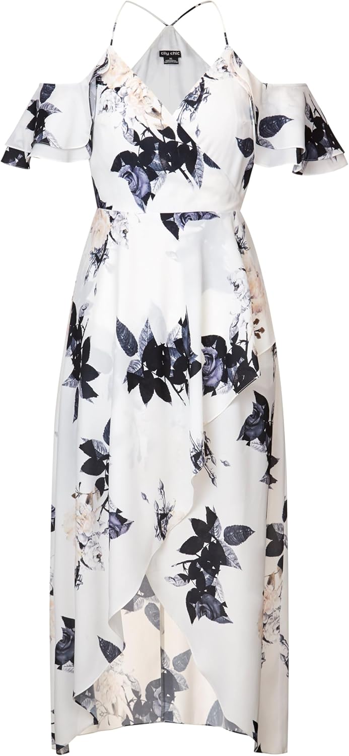 City Chic Women's Maxi Delicate Ruffle - Image 3