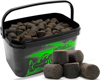 Wels Pellets 4kg Giant Halibut, mit Eimer