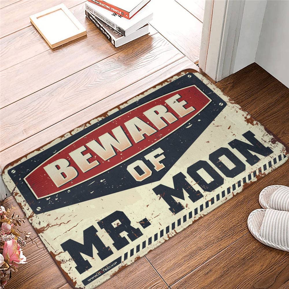 Tapis d'herbe humide COTECI décoration manoir hanté Beware of Mr. Moon