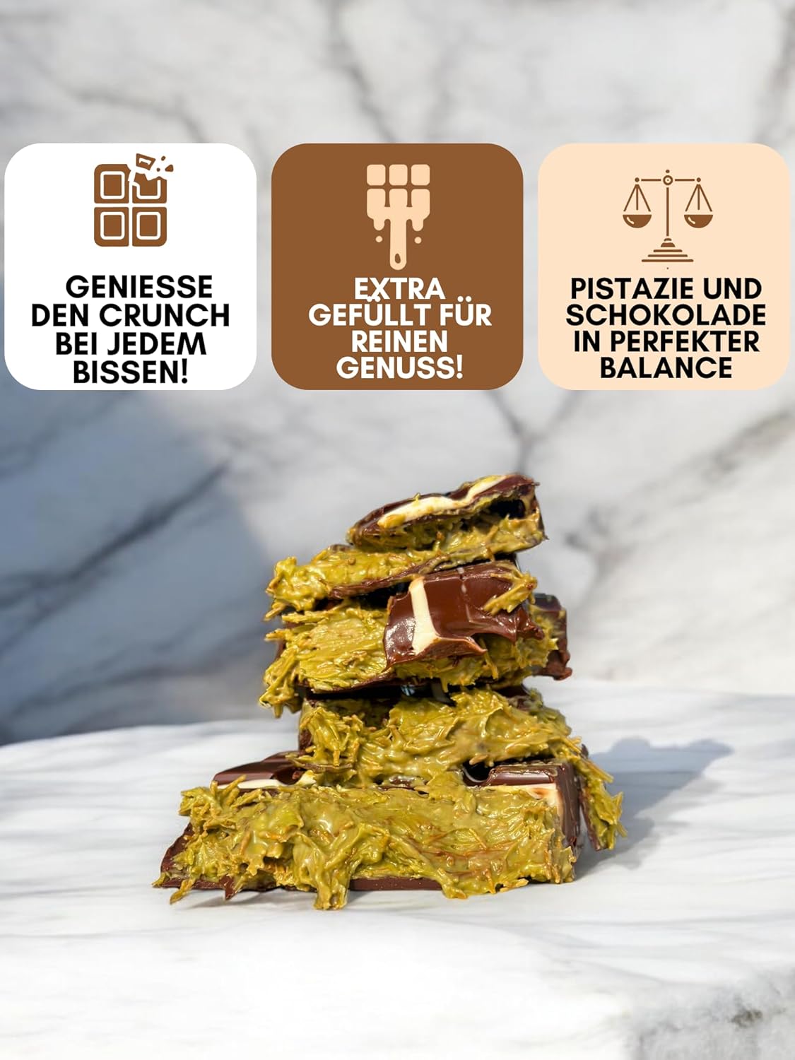 Dubai Pistachio Chocolate Bar 220g