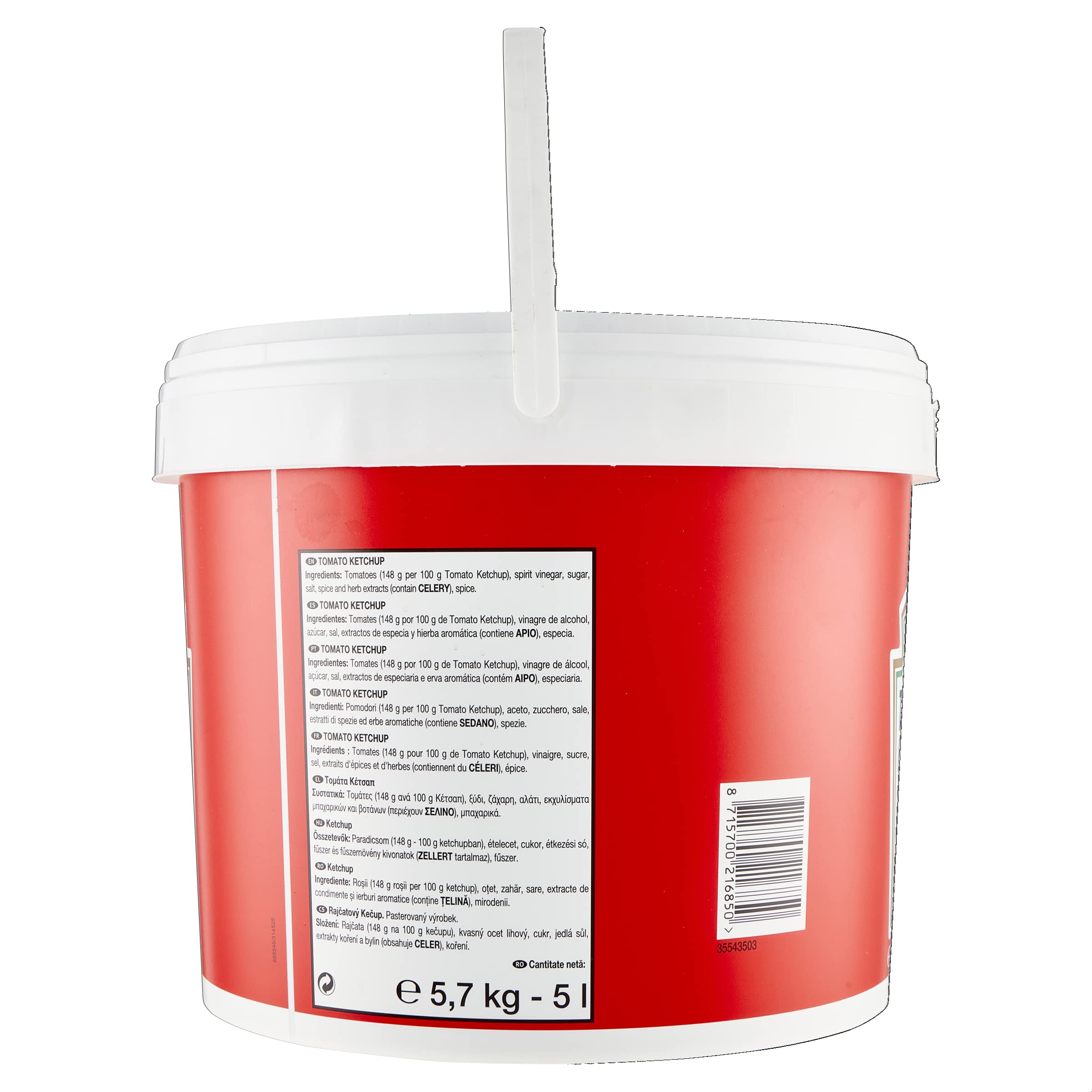 Heinz Tomate Ketchup Pail 5 litres