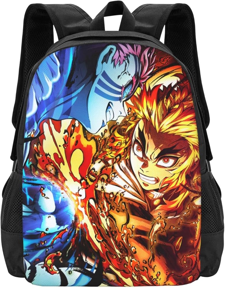Amazon.co.jp: [COOLEAD] 鬼滅の刃 煉獄杏寿郎 リュック 大容量収納 耐