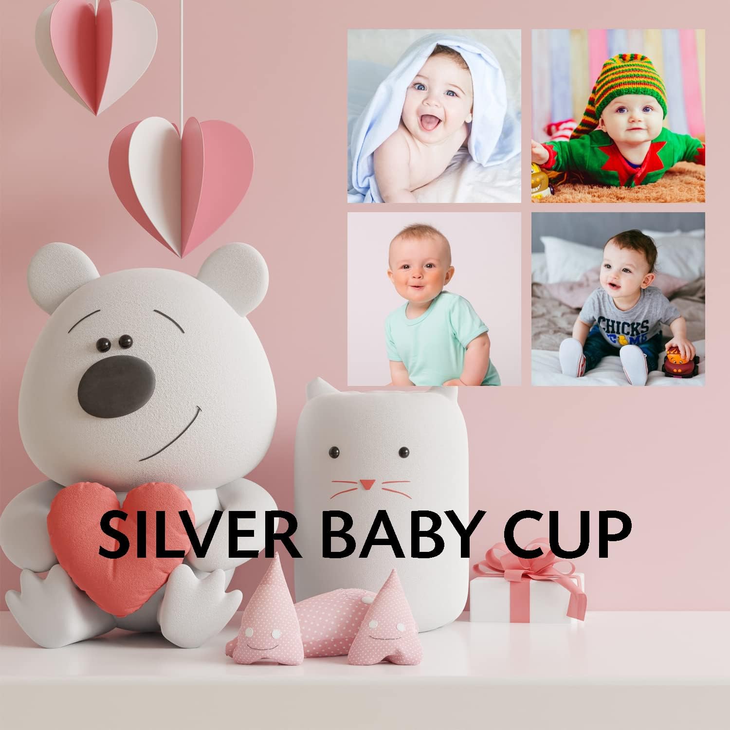 Sterling Silver Classic Cup with Victorian Handle - Elegant Engravable Personalized Cup Keepsake Gift - Made with Solid 925 Sterling Silver Material (5 Ounce)