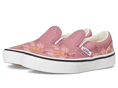 Vans Kids Classic Slip-On (Little Kid) Kids Shoes Pressed Floral Mauvewood : 11.5 Little Kid M, Canvas