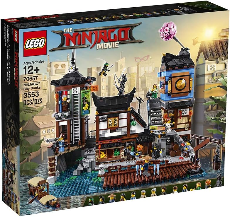 THE LEGO NINJAGO MOVIE NINJAGO City Docks 70657 Building Kit (3553 Pieces)