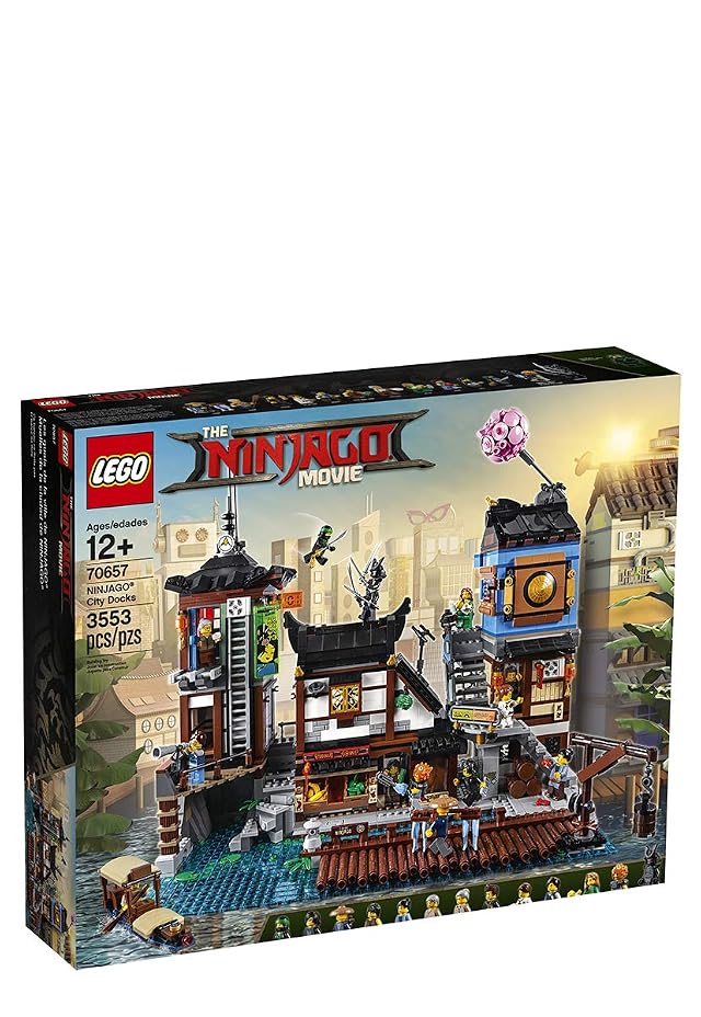 THE LEGO NINJAGO MOVIE NINJAGO City Docks 70657 Building Kit 3553 Pieces