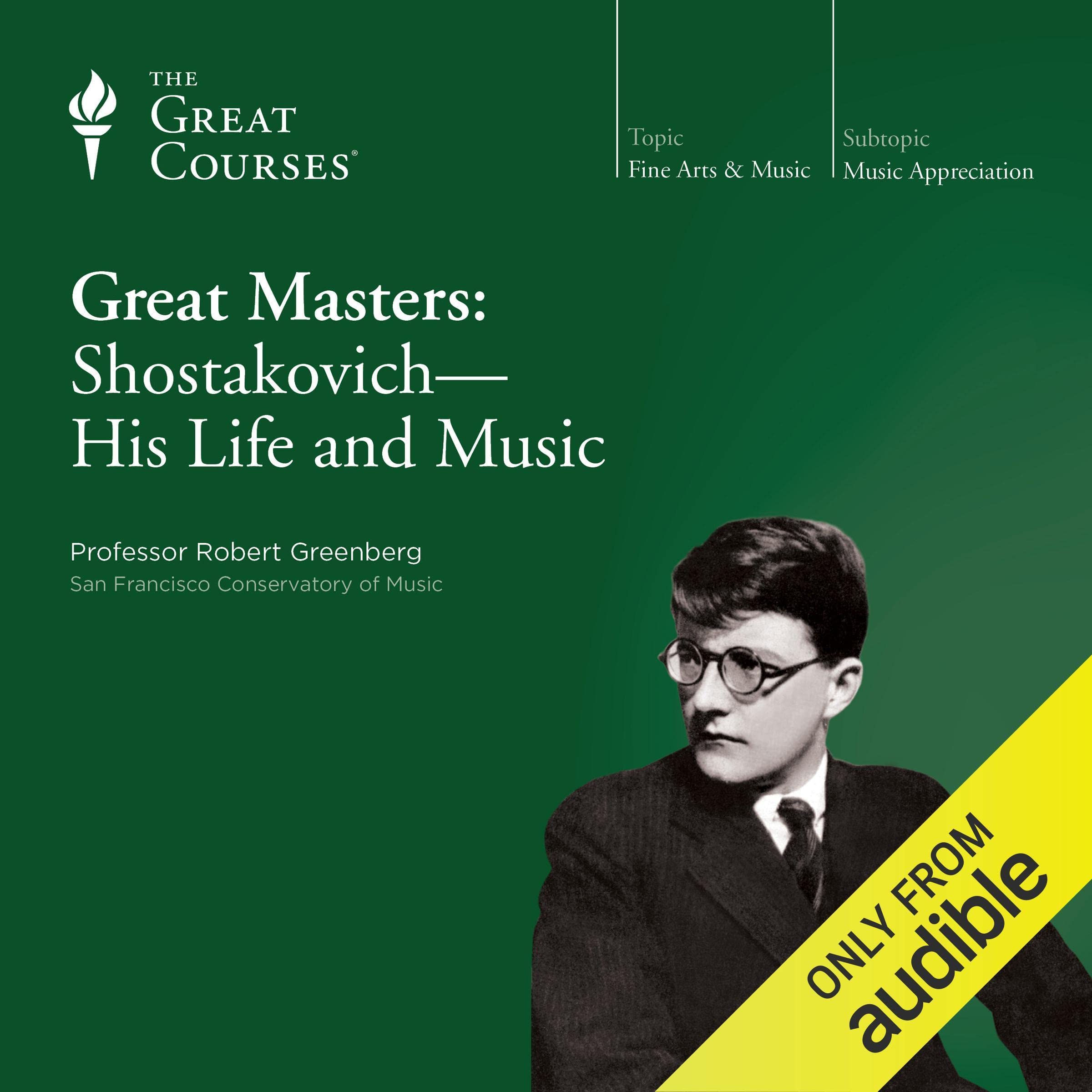 Cover art for Great Masters: Shostakovich - His Life and Music