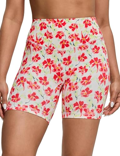 HeyNuts Bold V-Dip Back No Front Seam Biker Shorts 4"/