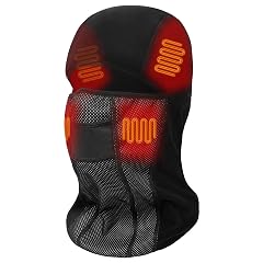 Heated Balaclava Women Men Fleece Ski Mask Balaclava Winter Shiesty Mask Wire Control for Football Motorcycle Hunting Cycling