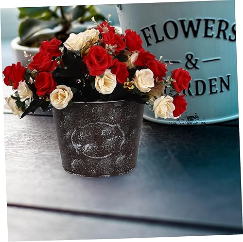 Miniatura 9 de Maceta de hierro para decoración del hogar, maceta de hierro para decoración del hogar, maceta de interior, maceta para interiores, florero colgante