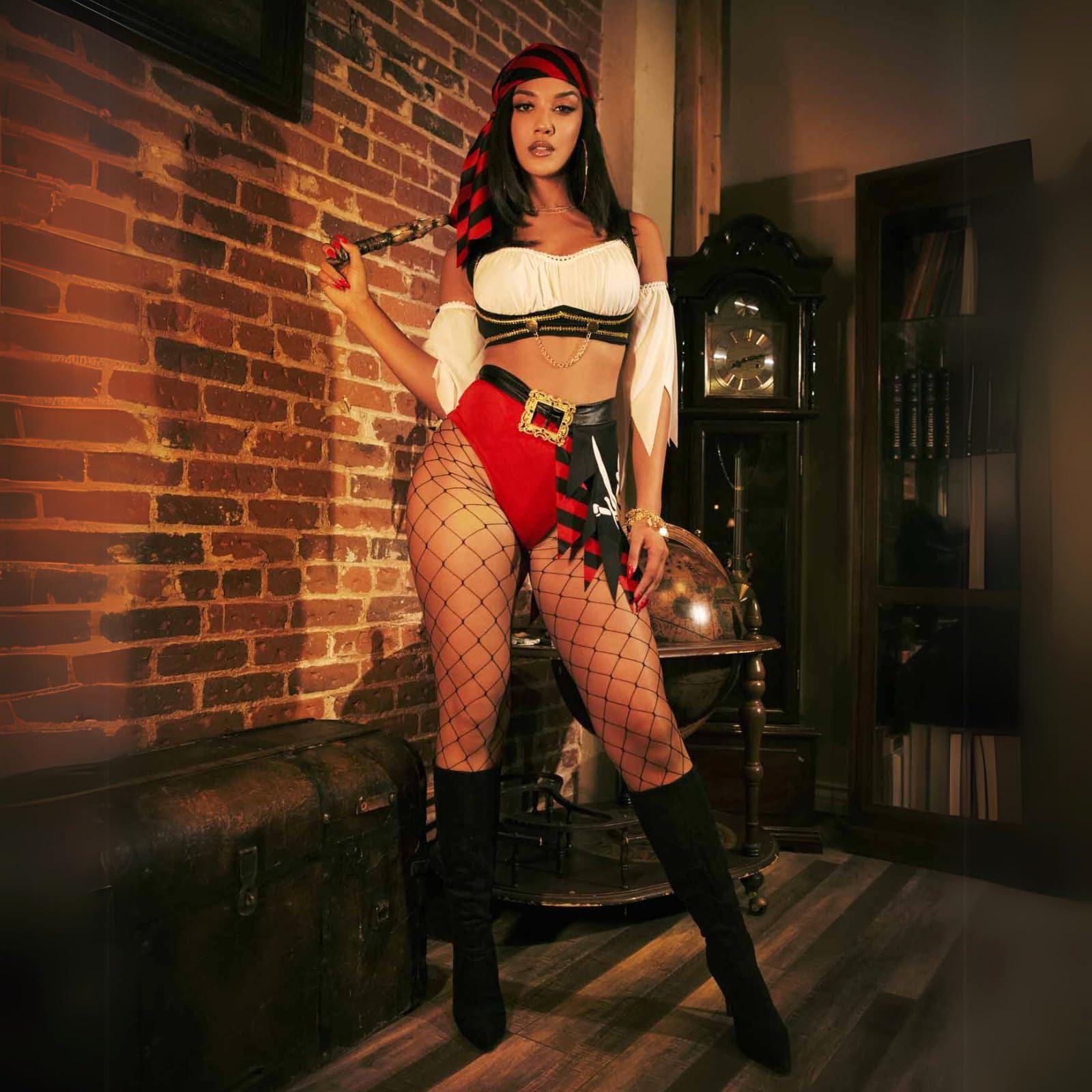 Leg Avenue Costume da pirata da ragazza malvagia