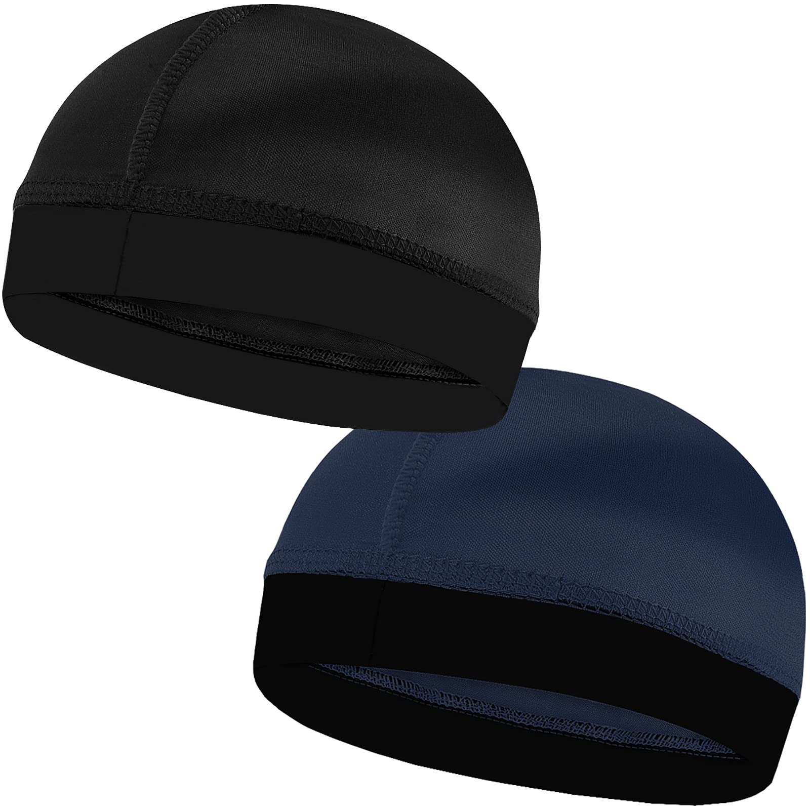 Durala 2pcs Silky Stocking Wave Caps For Men Doo Rags Desertcart