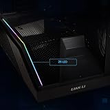 Lian Li VECTOR V100R MINI Micro-ATX Gaming PC Case – Black | Compact Tempered Glass Mini Tower with High Airflow, ATX PSU Support - 6