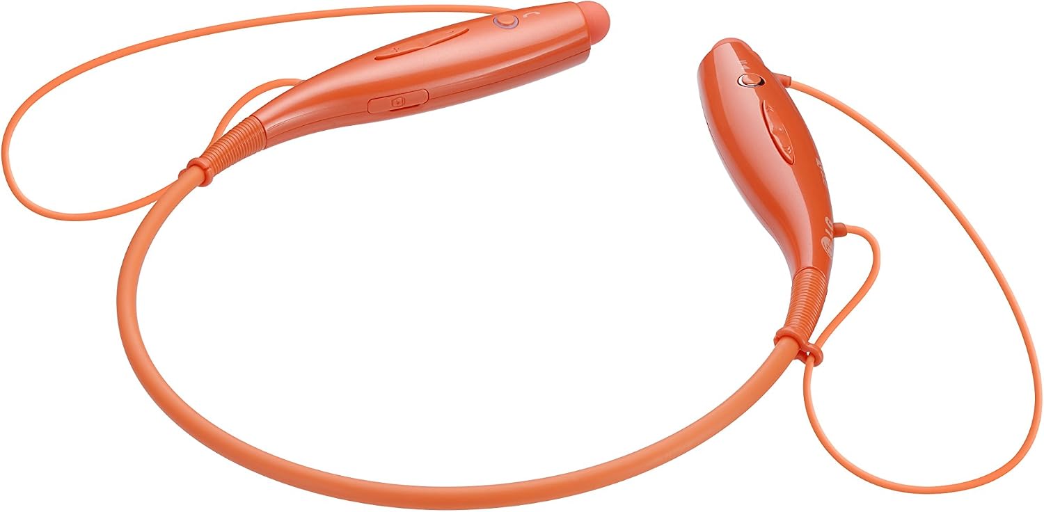 LG MAIN-494759 Electronics Tone+ HBS-730 Bluetooth Headset - Retail Packaging - Orange