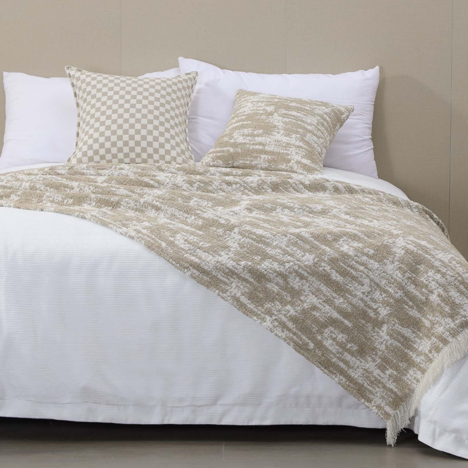 Tailles 70 x 240 cm avec pompons pour chemin de lit bohème