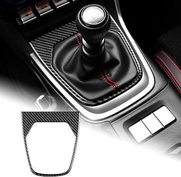 AIRSPEED Toyota GR86 ZN8 Subaru BRZ ZD8 2021 2022 2023 2024 Exclusive Accessory Real Carbon Fiber Car Gear Shift Knob Panel Trim Cover Stylish Decal Subaru BRZ Toyota GR86 Interior Parts Interior