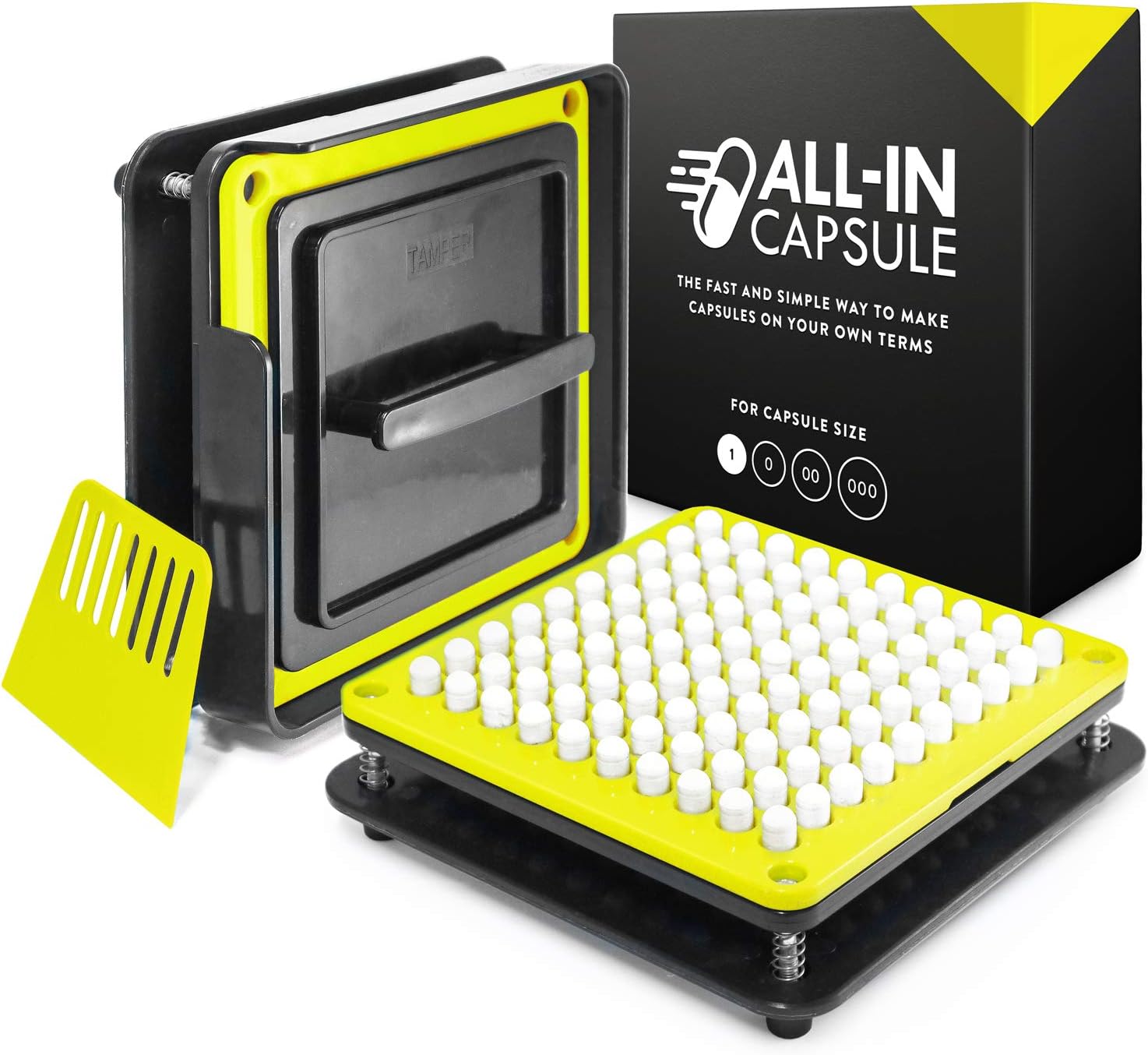 Filling Machine for Size 1 - Make Your Own Capsules Now Easier and Faster - Clear Illustrated Instructions with Video