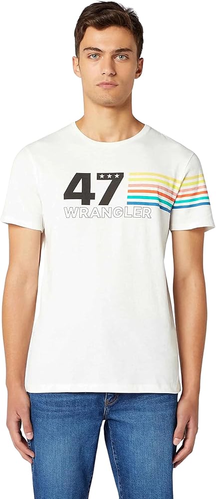 off white t shirt rainbow