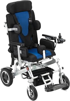 Alton - Kids Electric Wheelchair - Lightweight Foldable Aluminium Alloy Frame Wheelchairs, Comfortable Mobility for Disabled Teens, Paediatric Wheelchairs for Children, 286 lbs, up to 6 Miles - Nora