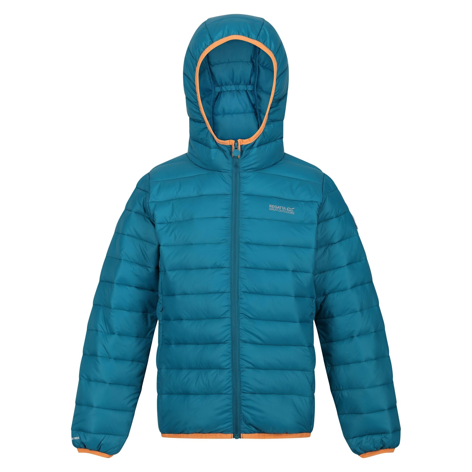Regatta Dziecięcy Hooded Marizion z przegrodami kurtka woda odpychający ocieplany Winter płaszcz