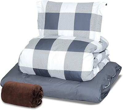 Amazon ボーマ Boma 羽毛布団4点セット エクセルゴールドラベル付 ハンガリー産ダウン85 使用 シングルブルー 布団セット オンライン通販