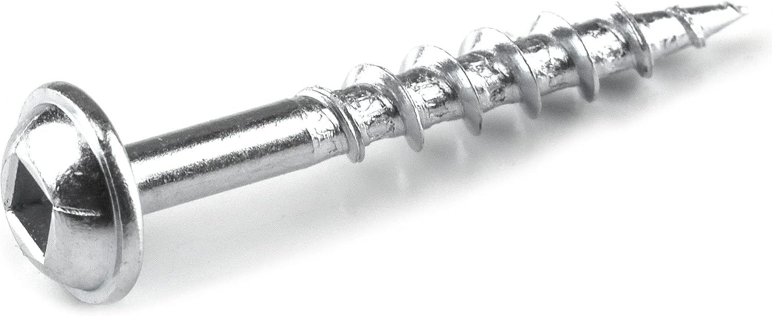 Kreg Zinc Pocket-Hole Screws - SML-C125-5000 - 1-1/4 Inch - Coarse Thread - Maxi-Loc Head - Indoor - 5000 Count