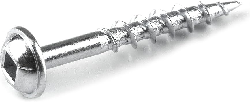 Kreg Zinc Pocket-Hole Screws - SML-C125-5000 - 1-1/4 Inch - Coarse Thread - Maxi-Loc Head - Indoor - 5000 Count