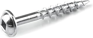 Kreg SML-C125-5000 Zinc Pocket Screws, 1 1/4 Inch #8 Coarse Thread, Maxi-Loc Head (5,000 Count)