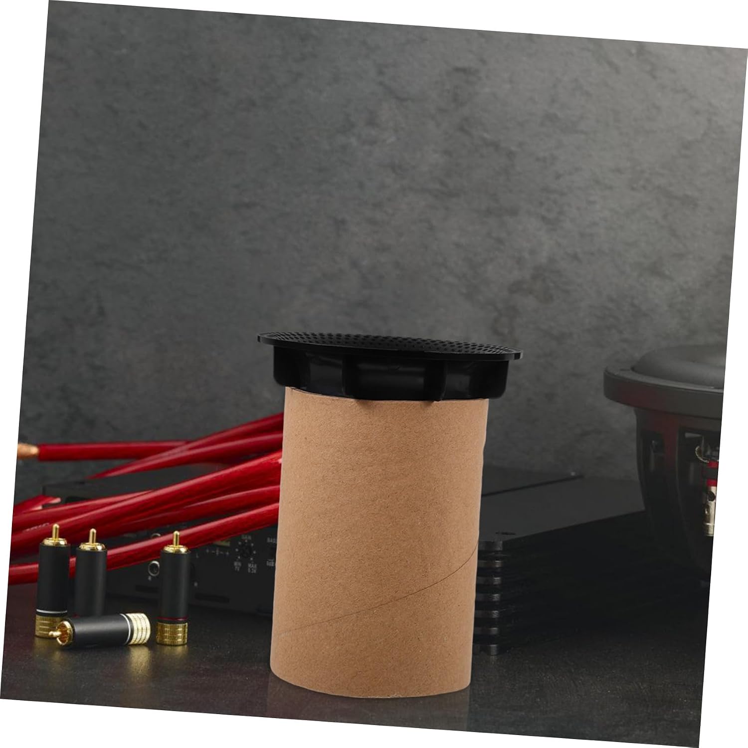Gadpiparty Plastic Paper Material Speaker Guide Tube Easy Install Improve Bass Response Car Home Use Speaker Port Tube