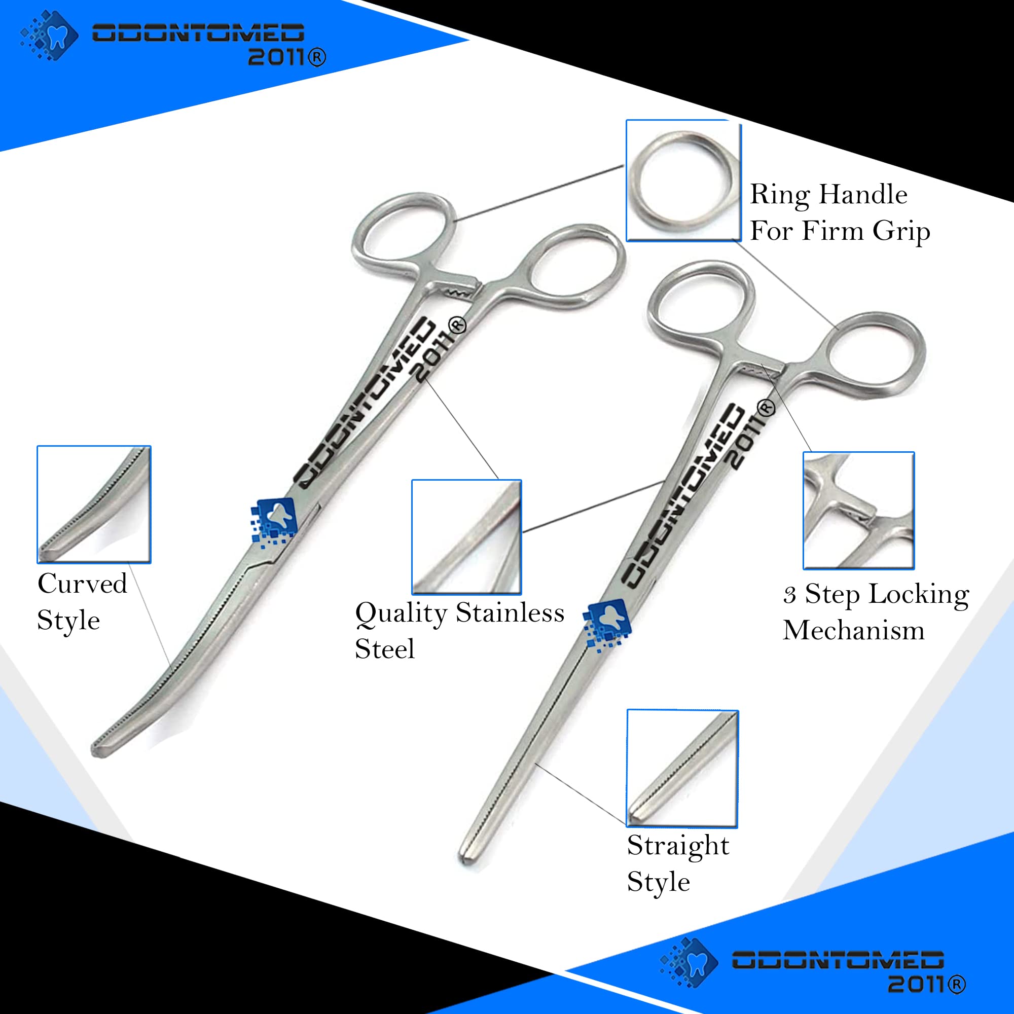 OdontoMed2011 Hemostat Set - 8 Piece -5