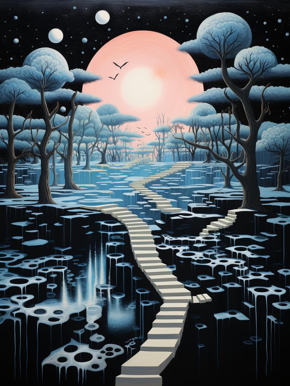 LOMSIOY Diamond Art Painting Kits Landscapes for Adults Paint with Diamond Art Scenery, Round Full Drill Crystal Rhinestone Crafts Gem Arts for Home Wall Decor 12x16 inch13546