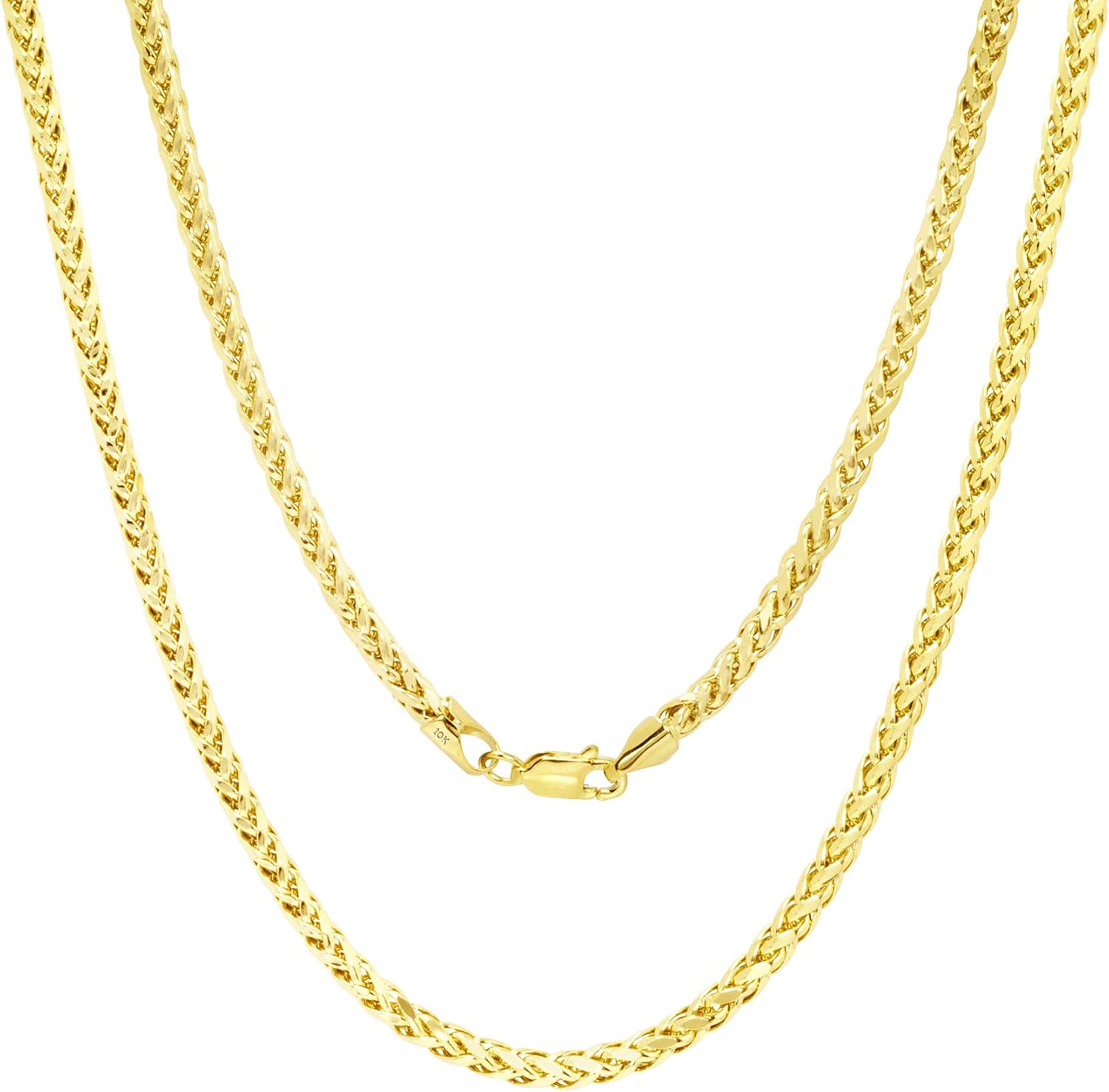 Nuragold 10k Yellow Gold 3mm Franco 