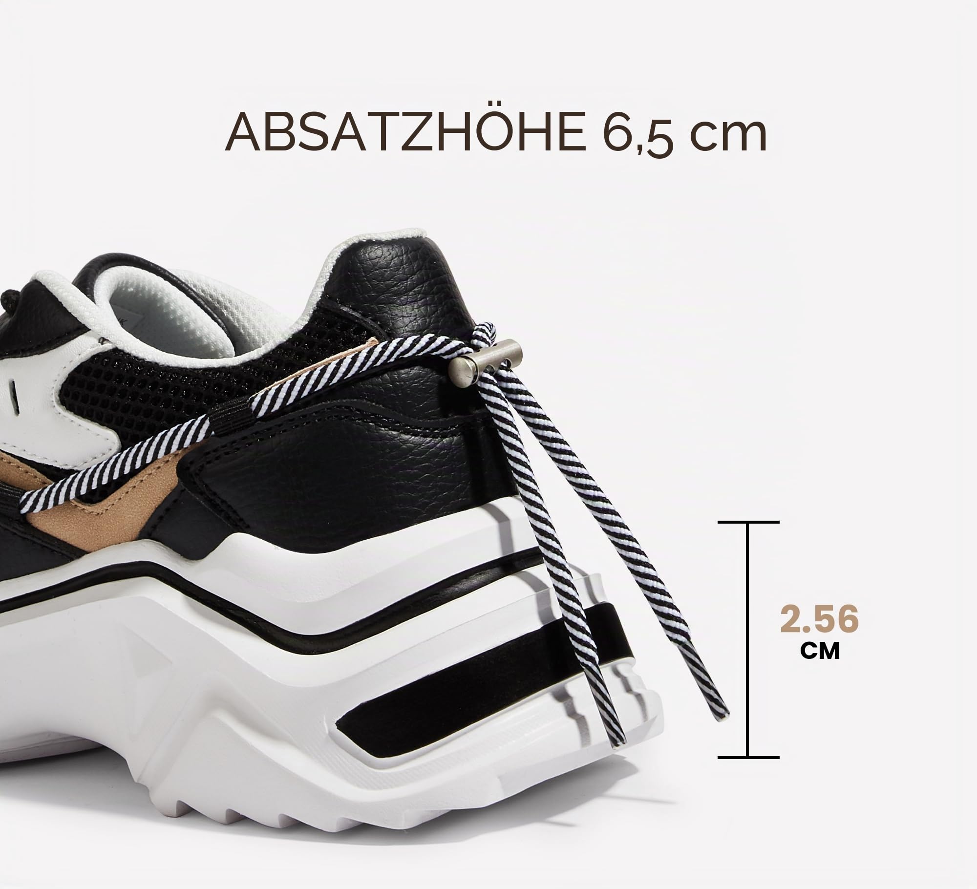 LUCKY STEP Damen Plateau Sneaker Bunte Retro Chunky Dad Schuhe Modische Farbblock Turnschuhe für Alltag & Spaziergänge