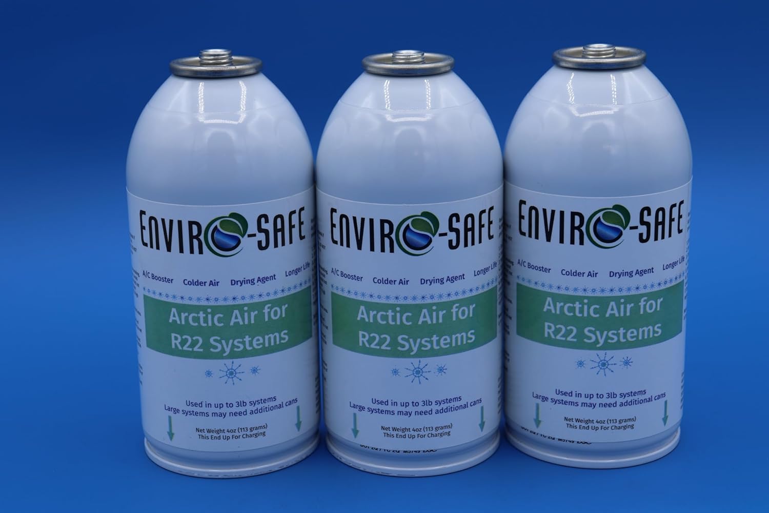 Arctic Air for R22 Systems, 3 Cans, Envirosafe, White
