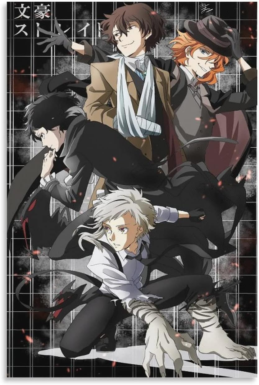 Amazon.com: Bungo Stray Dogs Anime Posters Cool Posters Boys Girls Room ...