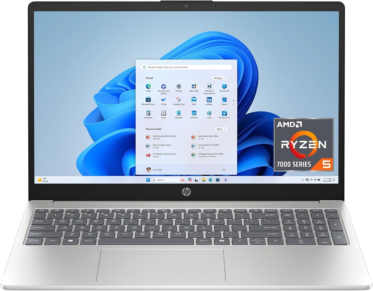 HP 15.6 inch Laptop (Ryzen 5)