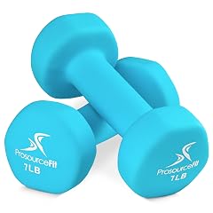 ProsourceFit Neoprene Dumbbell Coated for Non-Slip Grip 7 lb
