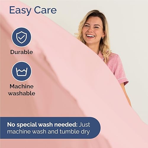 Miniatura 7 de Juego de sábanas de 4 piezas de tamaño matrimonial, cómodas, transpirables y refrescantes, sábanas de lujo de hotel para mujeres y hombres,