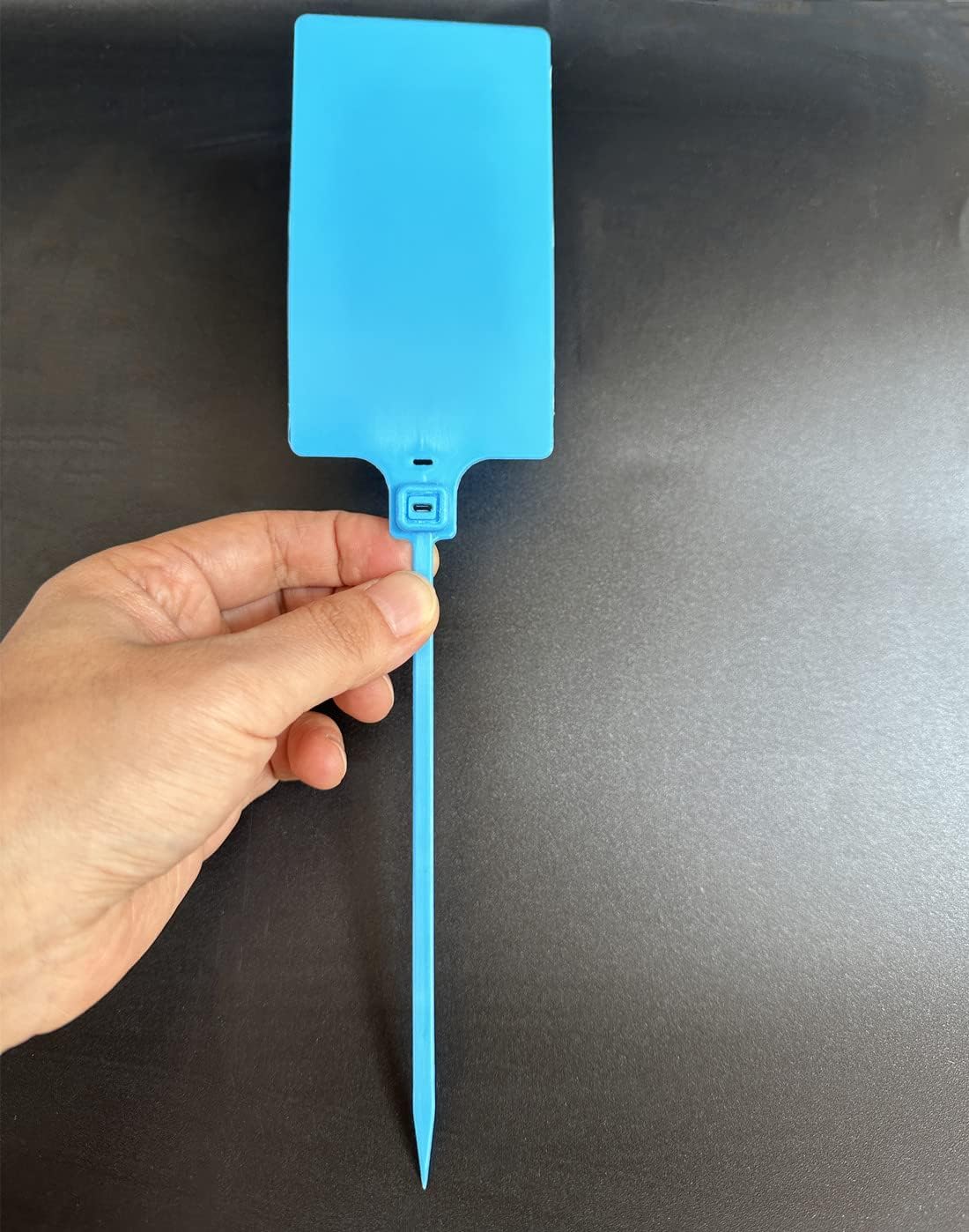 Blank Labeling Tags Waterproof Plastic Tags for Labeling Writeable Zip Tie Tag Seals 2.28"×3.94" 200pcs，Blue