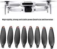 Vista 2 de Dilwe Juego de hélice de mini dron, 8 hélices de dron de bajo ruido, prueba de equilibrio dinámico, accesorios de repuesto de cuchillas de hélice